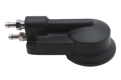 Ultima 25-55 Black Oil Filter Mount with Fittings for Harley-Davidson