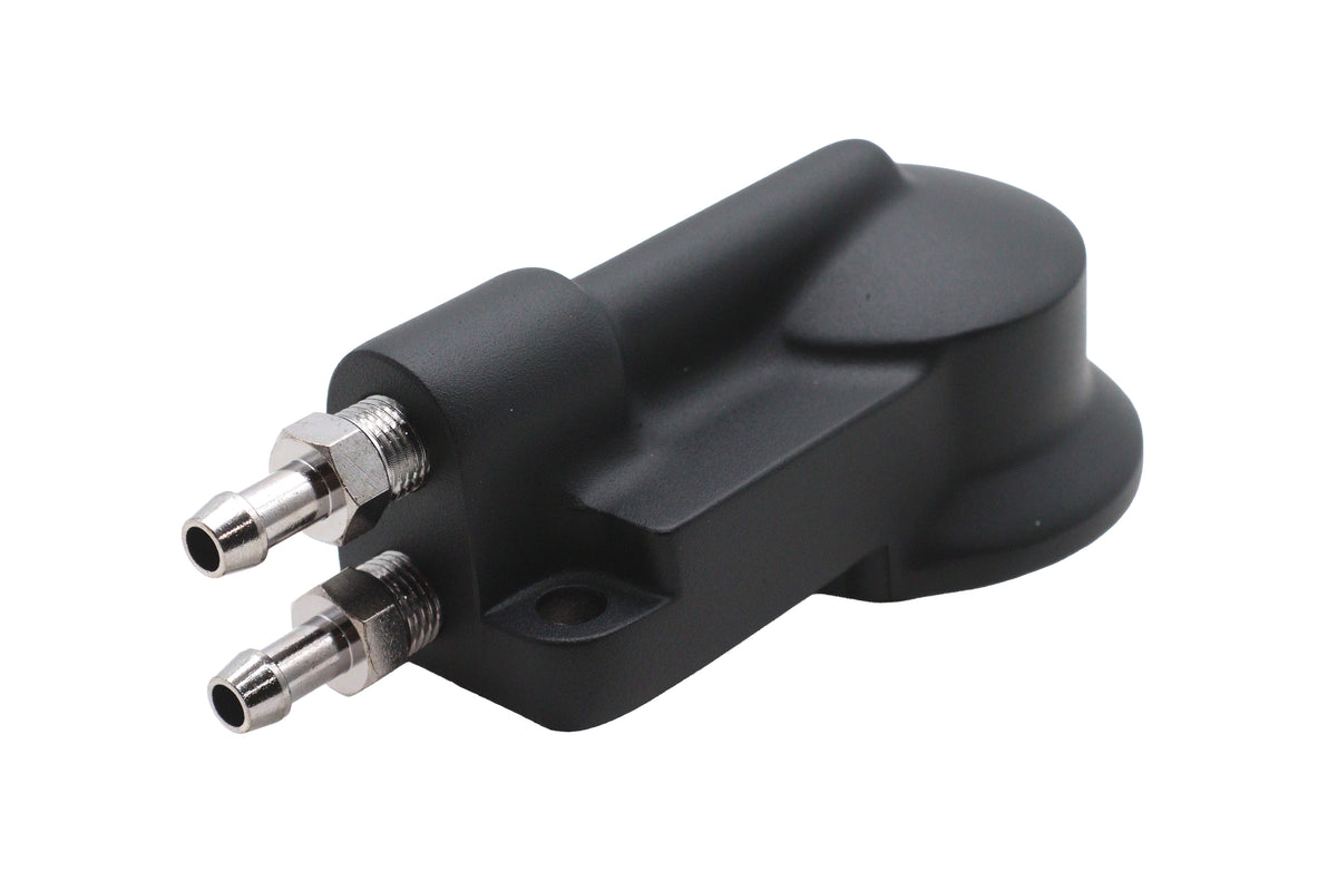 Ultima 25-55 Black Oil Filter Mount with Fittings for Harley-Davidson