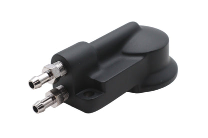 Ultima 25-55 Black Oil Filter Mount with Fittings for Harley-Davidson