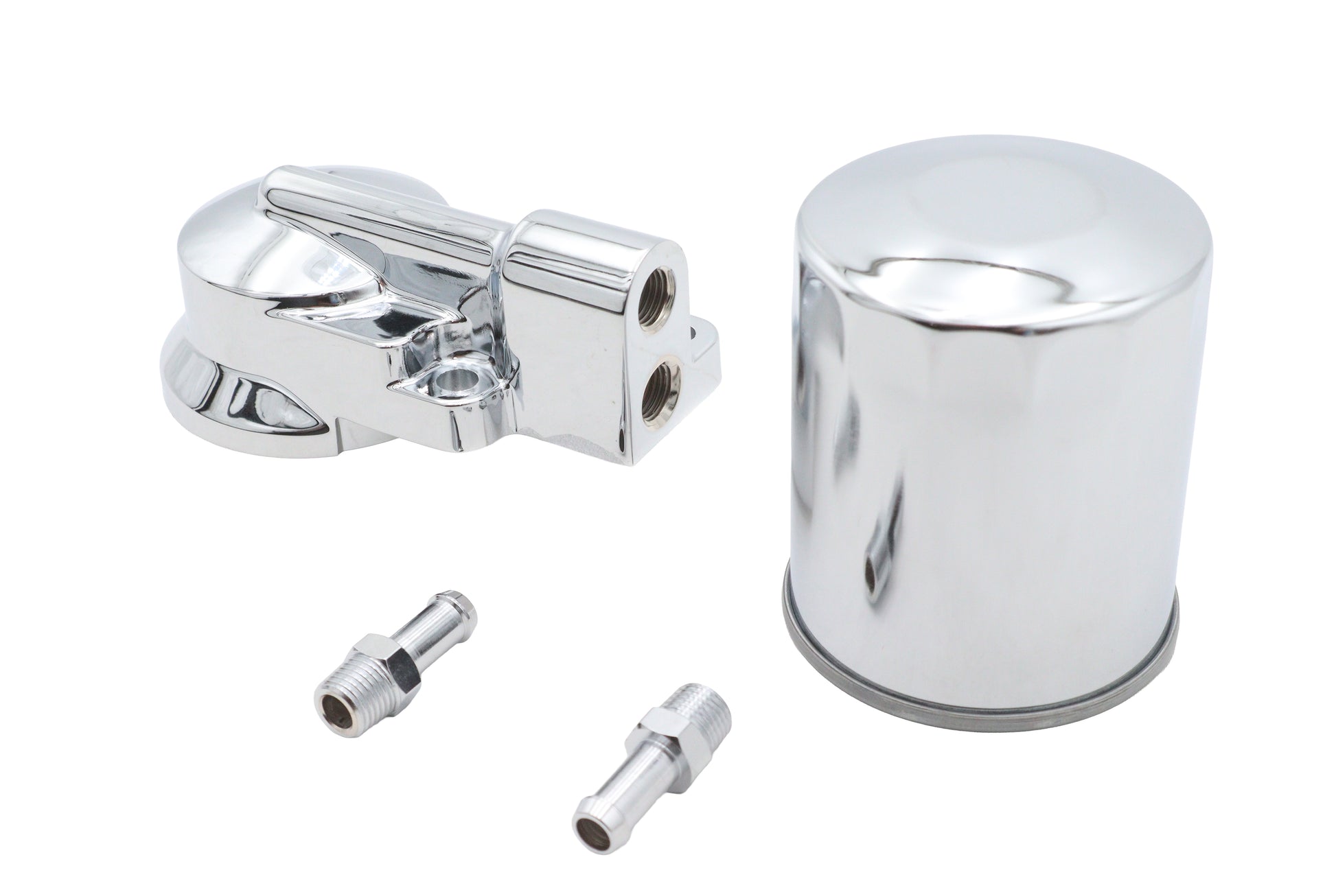 Ultima Chrome Oil Filter Mount Kit for Harley Davidson