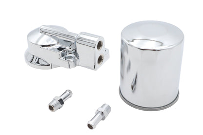 Ultima Chrome Oil Filter Mount Kit for Harley Davidson