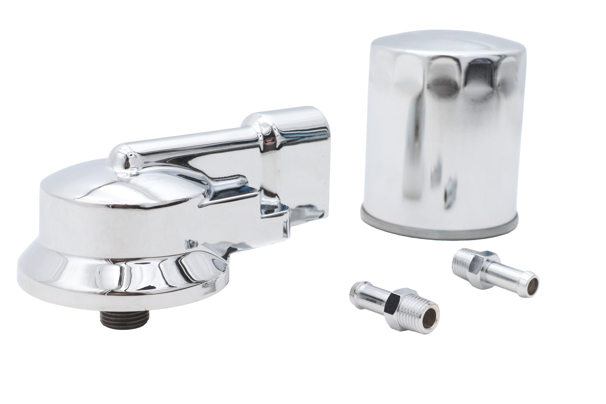 Ultima Chrome Oil Filter Mount Kit for Harley Davidson