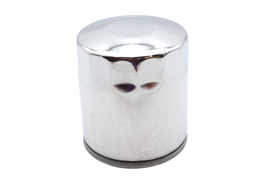 Ultima MicroGlass Spin-On Oil Filter Chrome for Harley Davidson M8 and TC-88 Models (Part #25-70)