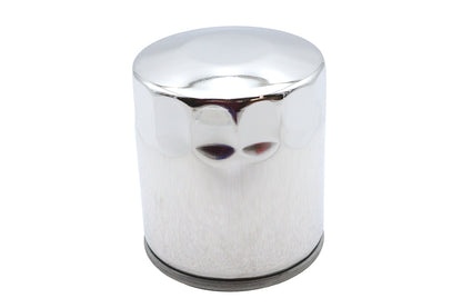 Ultima MicroGlass Spin-On Oil Filter Chrome for Harley Davidson M8 and TC-88 Models (Part #25-70)
