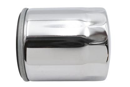 Ultima MicroGlass Spin-On Oil Filter Chrome for Harley Davidson M8 and TC-88 Models (Part #25-70)
