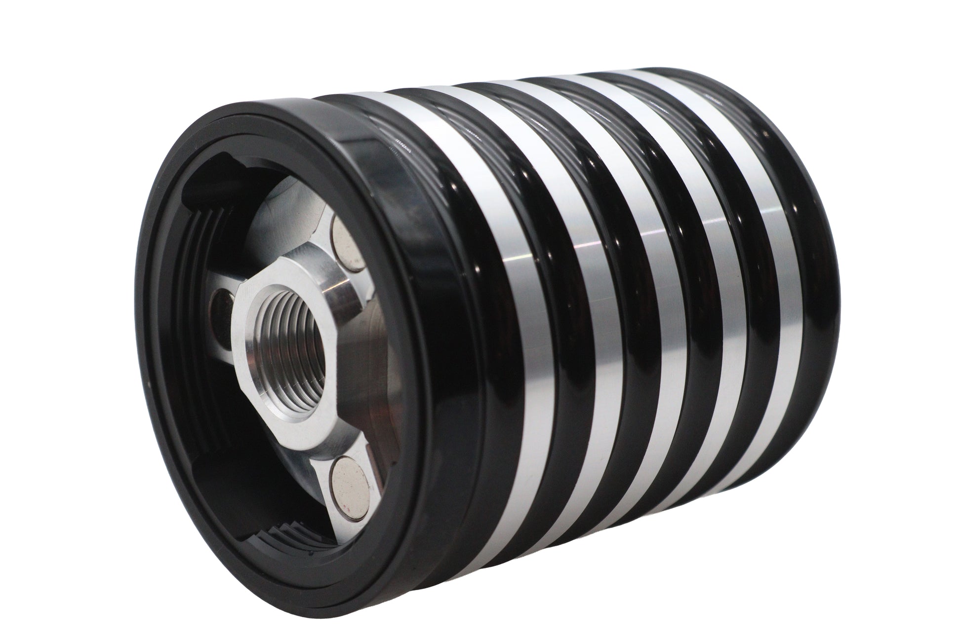 Ultima Black Reusable Billet Oil Filter for Harley Davidson XL, FXST, FLST, FLT, and FXR Models – Part EM-0017B