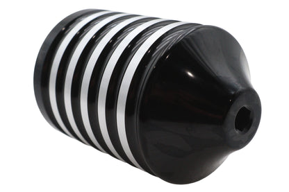 Ultima Black Reusable Billet Oil Filter for Harley Davidson XL, FXST, FLST, FLT, and FXR Models – Part EM-0017B