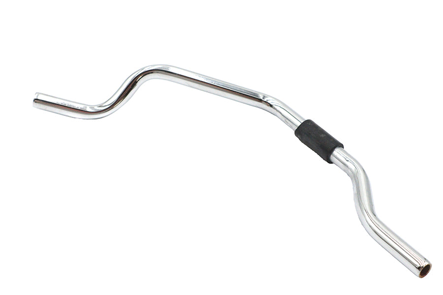 V-Twin Chrome Oil Filter Feed Line for Harley Davidson FXST and FLST Models