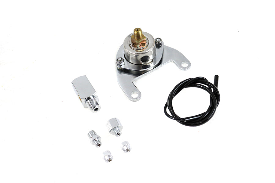 V-Twin Oil Pressure Gauge Mount Kit Part #85212 for Harley Davidson FXST Models