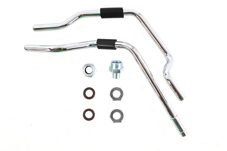 V-Twin Oil Filter Line Kit for Harley Davidson FLT and FLHT Models - Part 74914