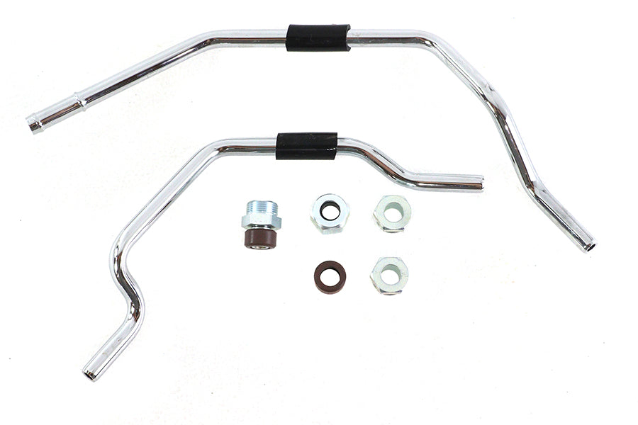 V-Twin Oil Filter Line Kit for Harley Davidson FLST & FXST Models - Part 74915