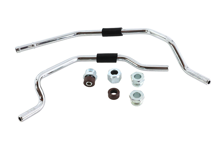 V-Twin Oil Filter Line Kit for Harley Davidson FLST & FXST Models - Part 74915