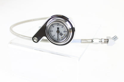 Wyatt Gatling Rocker Box Oil Pressure Gauge Kit for Harley Davidson XL (1991-2000)