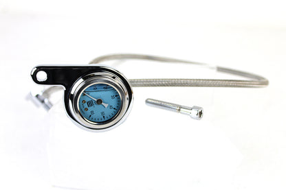 V-Twin Oil Pressure Gauge Kit for Harley Davidson FXST (2000-2009)