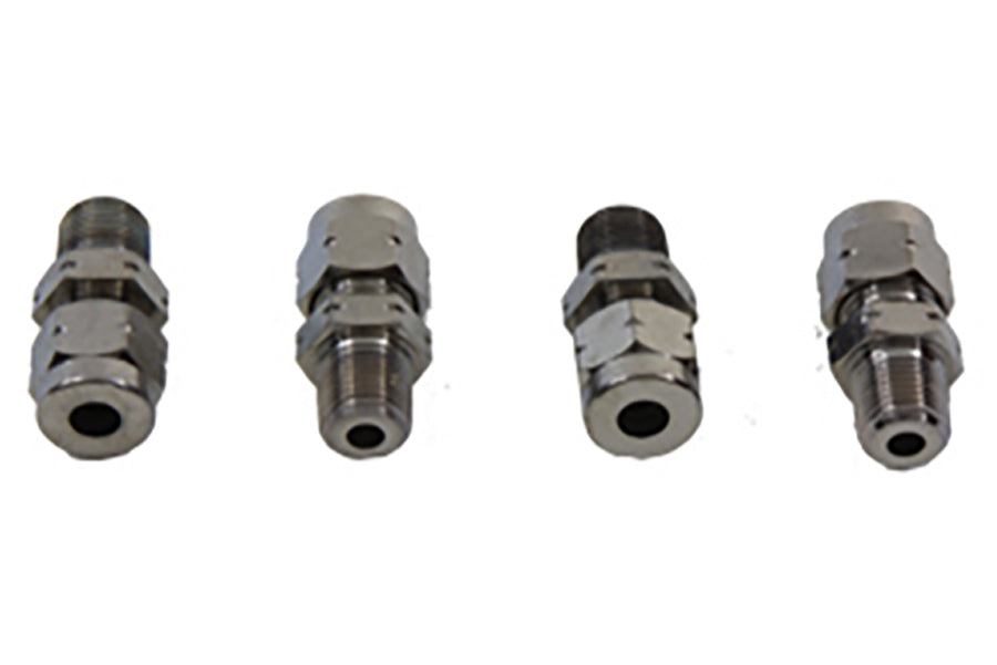 Wyatt Gatling Oil Line Fitting Set for Harley Davidson FL Models – Part #70197F