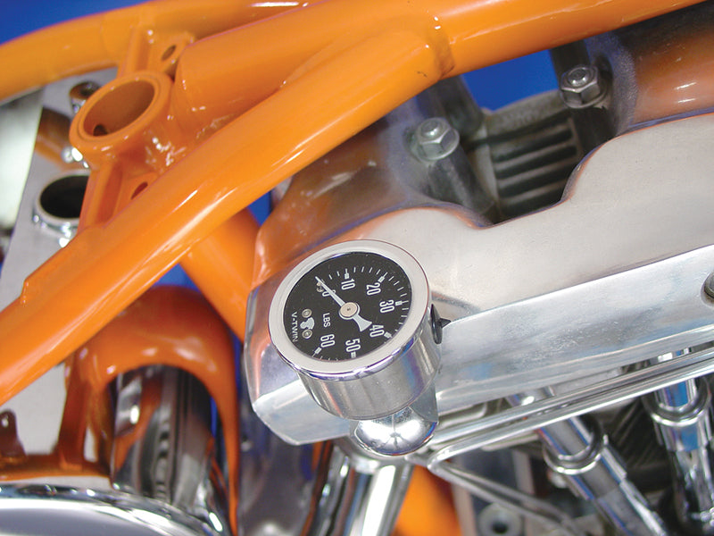 V-Twin Nugget Oil Gauge Kit for Harley Davidson XL (1971-1980)