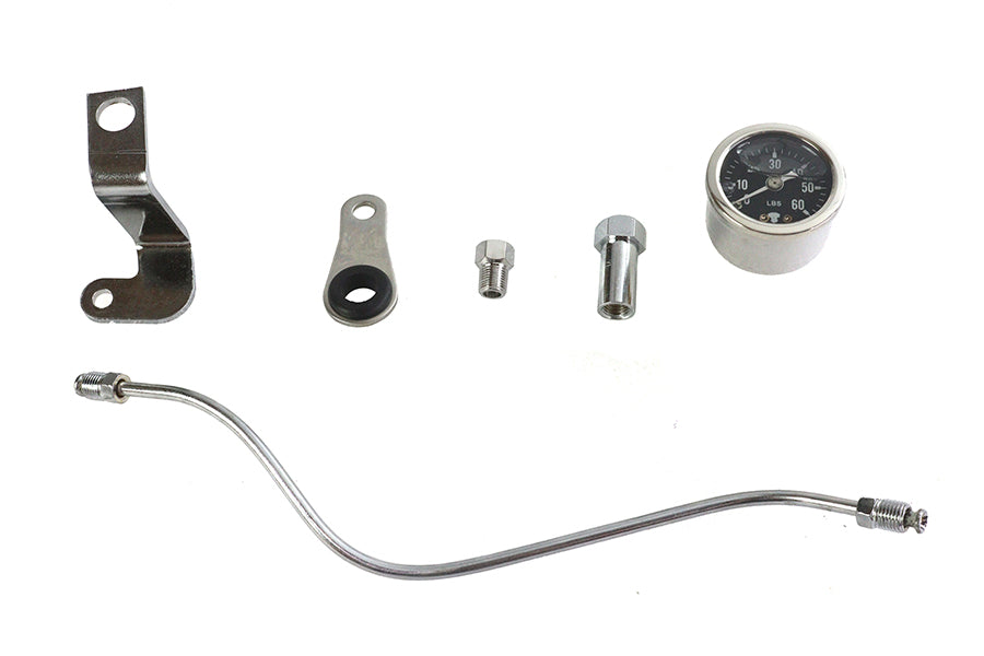 V-Twin Oil Gauge Kit Head Mount for Harley Davidson XL Models