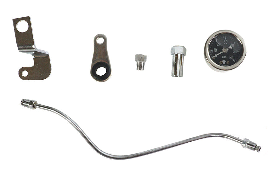 V-Twin Oil Gauge Kit Head Mount for Harley Davidson XL Models