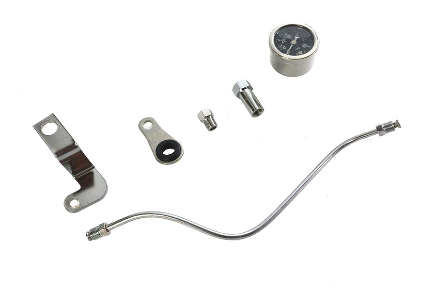 V-Twin Oil Gauge Kit Head Mount for Harley Davidson XL Models