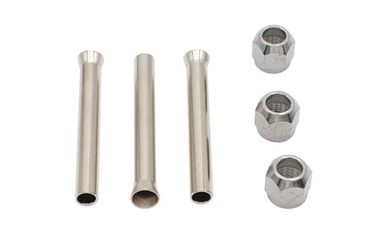 V-Twin Part 50193 Straight Oil Tube Fitting with Nut