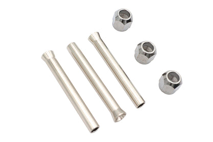 V-Twin Part 50193 Straight Oil Tube Fitting with Nut