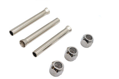 V-Twin Part 50193 Straight Oil Tube Fitting with Nut