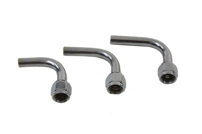 V-Twin 90 Oil Line Fitting with Nut - 9/16 Inch-24 Tapered Tank Connection