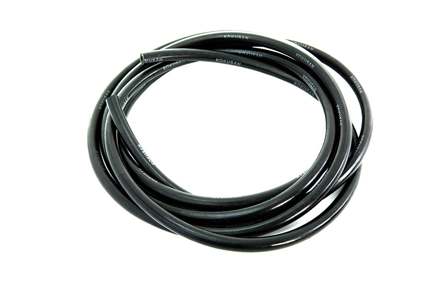 Wyatt Gatling 40-9999 Reinforced Black Fuel Oil Hose - 1/8 Inch x 25 Feet Shop Roll