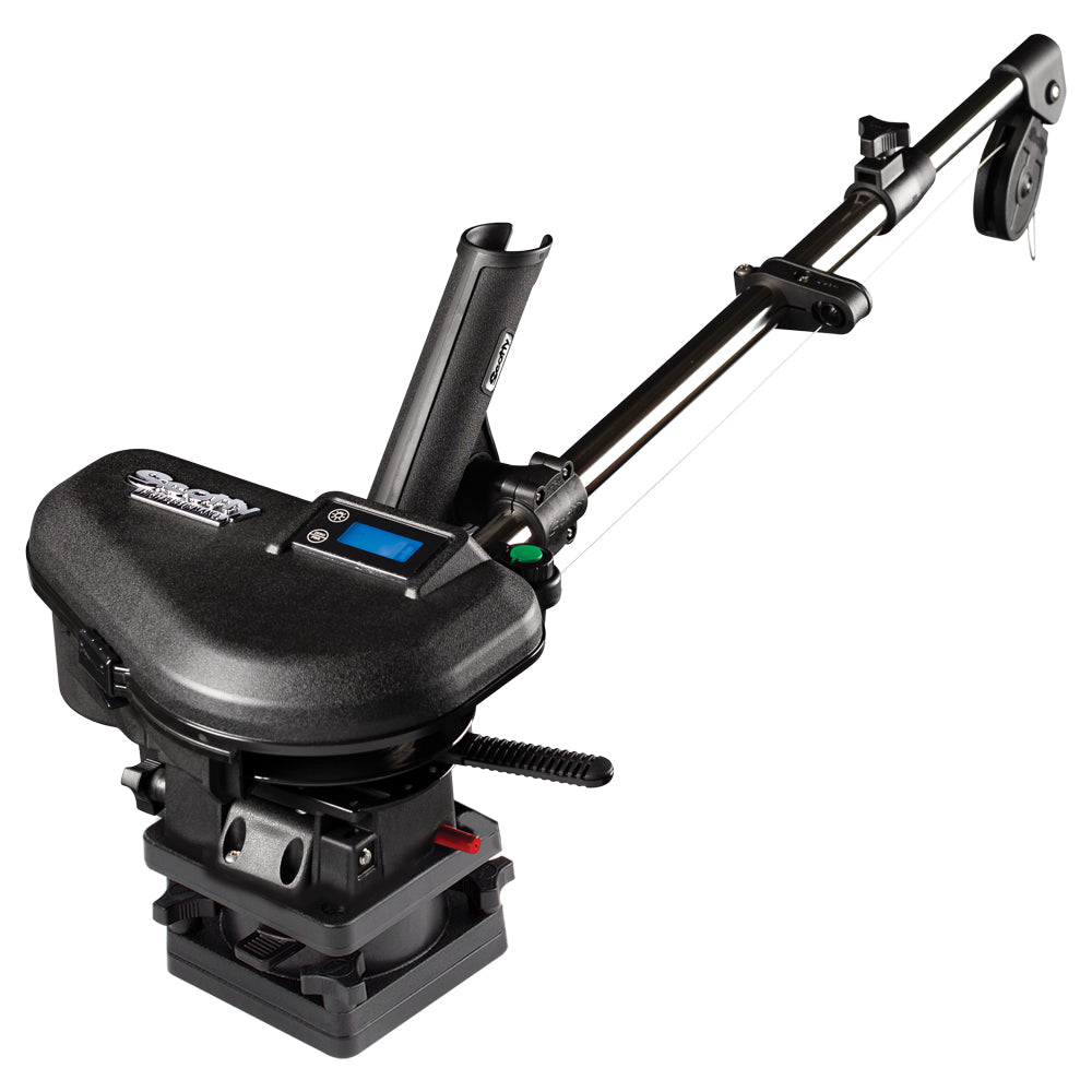 Scotty 2106 HP Depthpower Electric Downrigger with 60-Inch Stainless Steel Telescoping Boom and Single Rod Holder