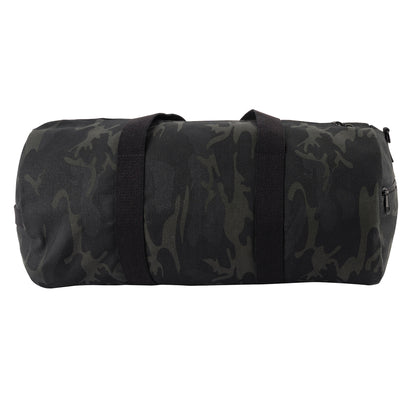 Rothco Midnight Camo Canvas Shoulder Duffle Bag - 19 Inch Size, Black Camo