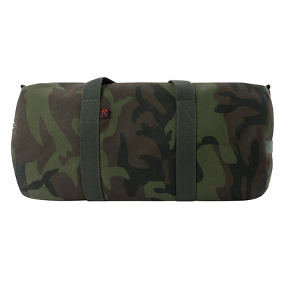 Rothco Midnight Camo Canvas Shoulder Duffle Bag - 19 Inches, Midnight Woodland Camo