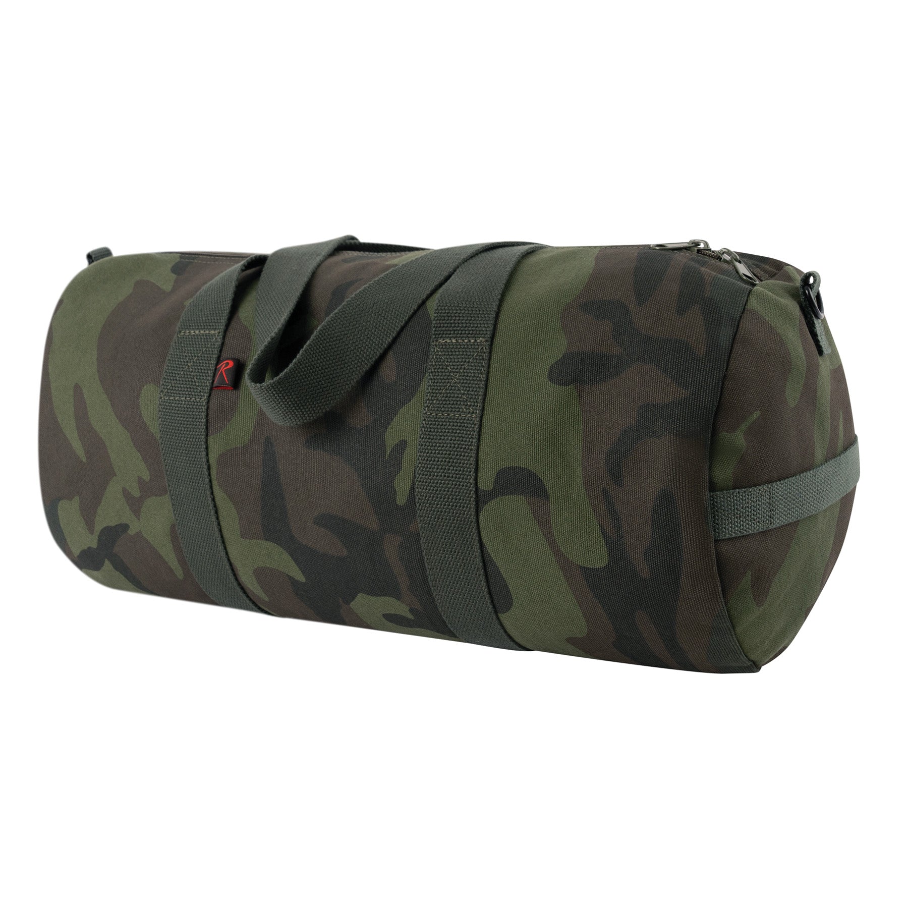 Rothco Midnight Camo Canvas Shoulder Duffle Bag - 19 Inches, Midnight Woodland Camo