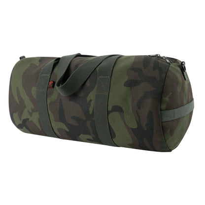 Rothco Midnight Camo Canvas Shoulder Duffle Bag - 19 Inches, Midnight Woodland Camo
