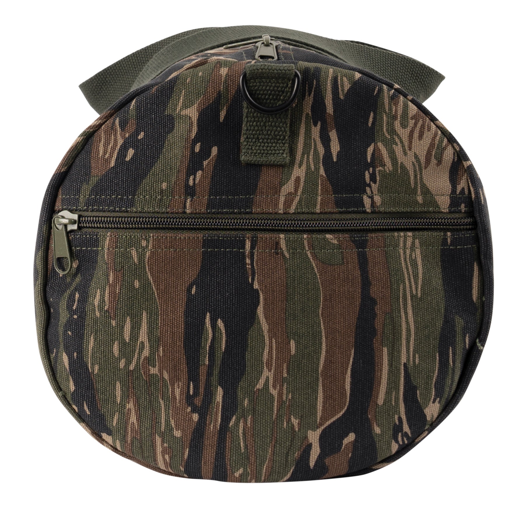 Rothco Canvas Shoulder Duffle Bag Tiger Stripe Camo 24 Inch - Heavy-Duty Military-Style Travel Bag
