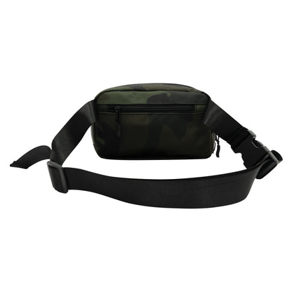 Rothco Crossbody Day Bag Midnight Woodland Camo – Compact Travel Organizer with 2L Capacity