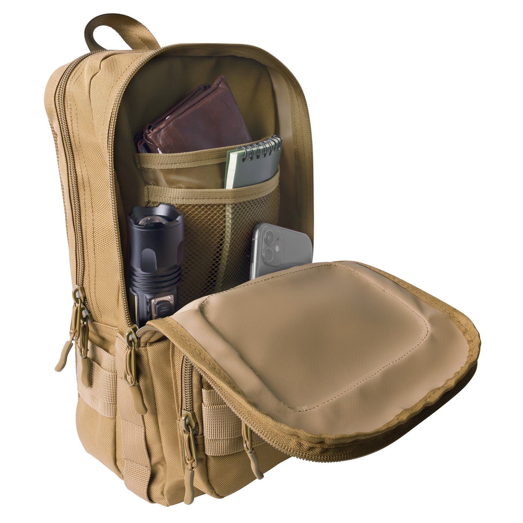 Rothco Tactical Traveler Sling Bag Coyote Brown Part 41111-COY