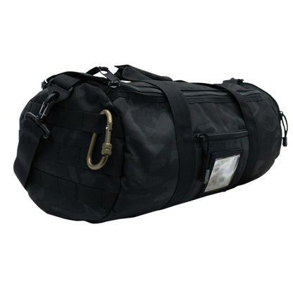 Rothco Tactical Traveler Duffle Bag 24 Inches Midnight Black Camo – Rugged Military-Style Gear Bag