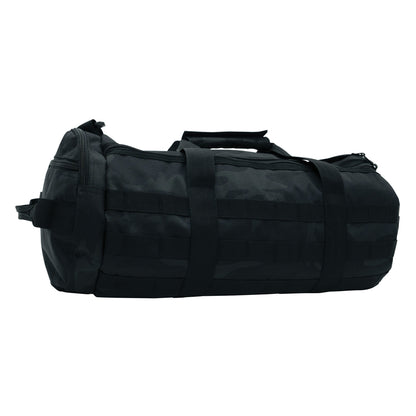Rothco Tactical Traveler Duffle Bag 24 Inches Midnight Black Camo – Rugged Military-Style Gear Bag