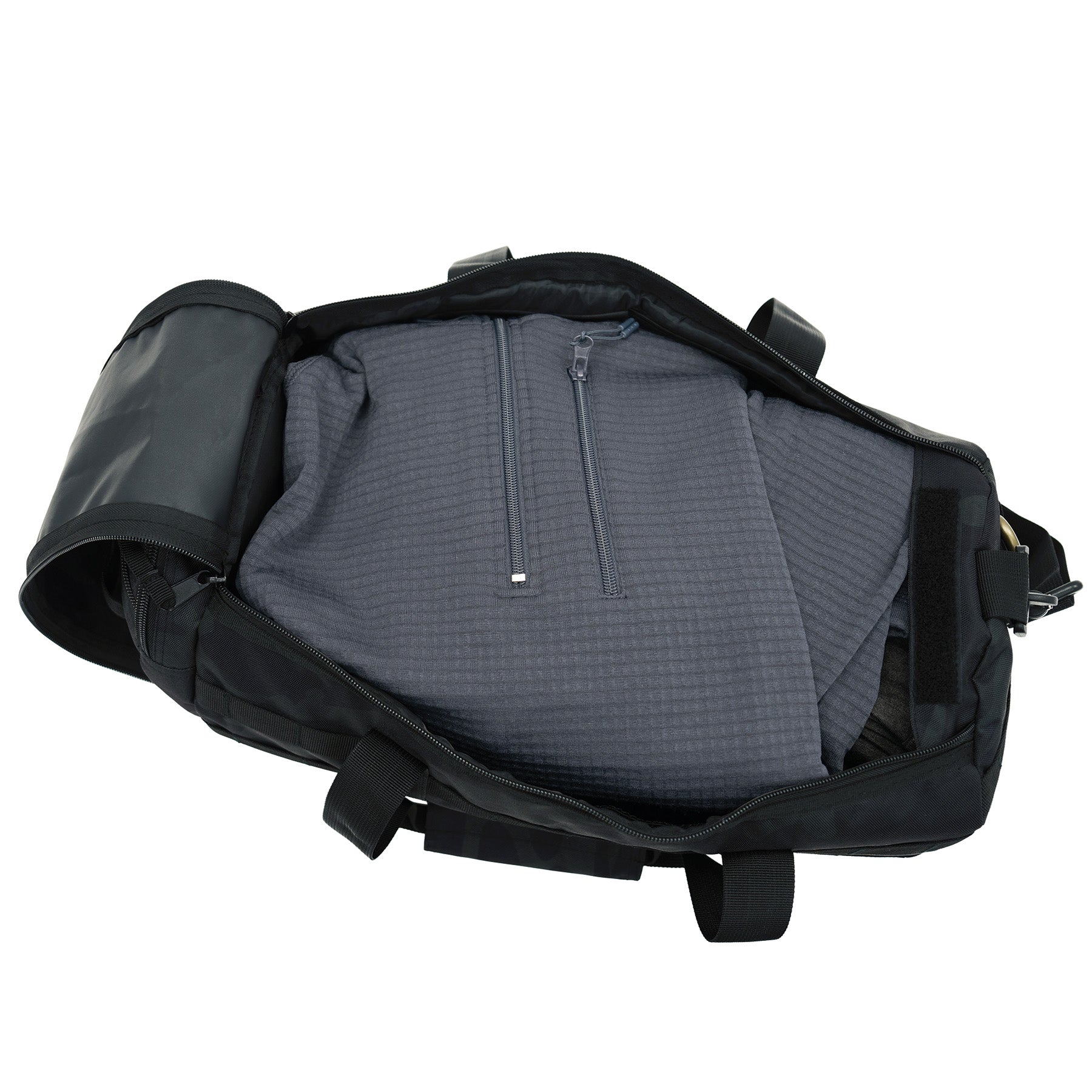 Rothco Tactical Traveler Duffle Bag 24 Inches Midnight Black Camo – Rugged Military-Style Gear Bag