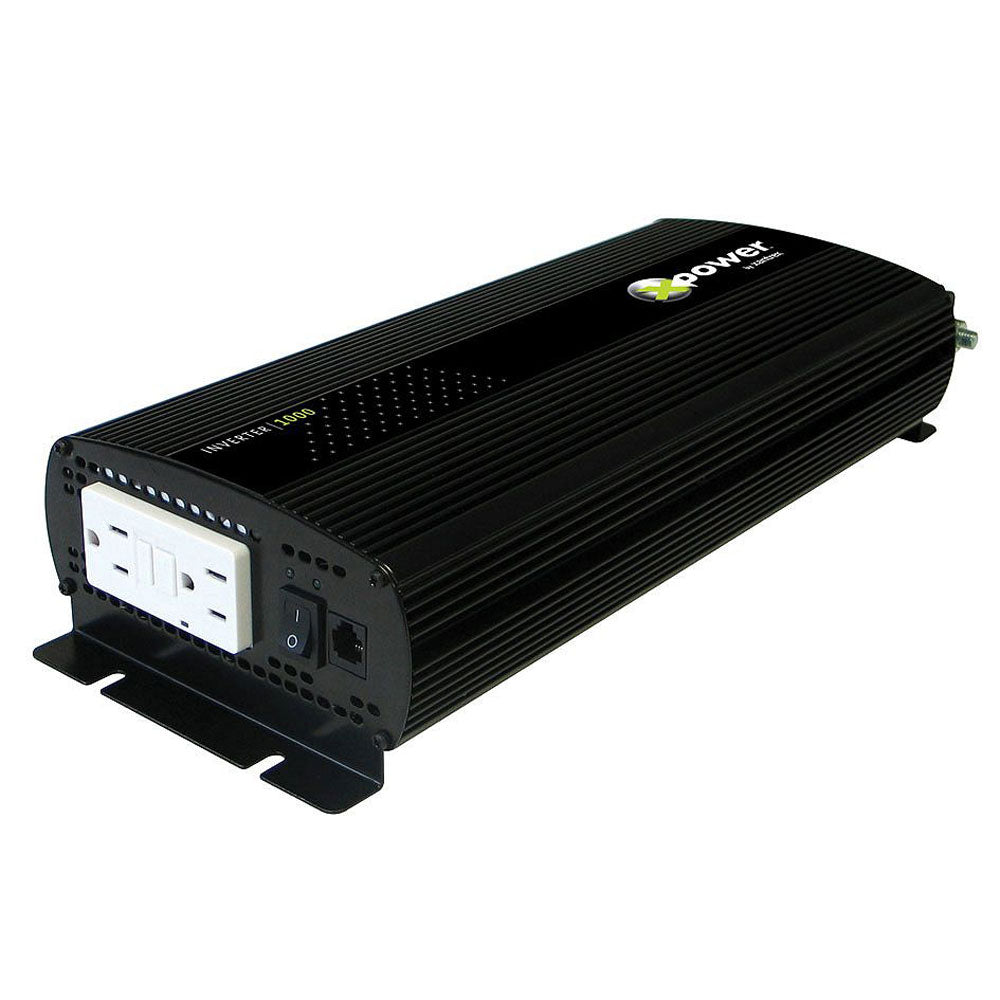 Xantrex XPower 1000 Inverter GFCI & Remote ON/OFF UL458 – Portable AC Power for Trucks, RVs, and Boats