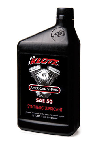 KLOTZ V-TWIN SAE50 Oil (Quart) - High-Performance Motorcycle Engine Oil