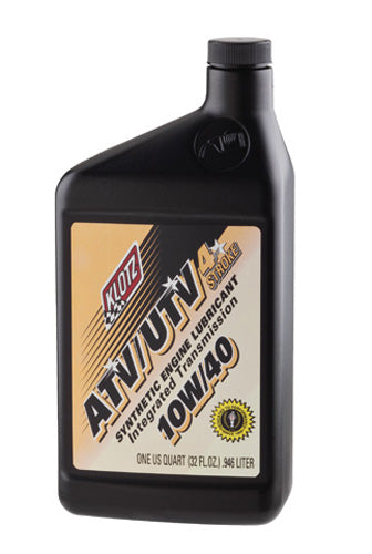 KLOTZ ATV/UTV Synthetic Engine Lubricant with Transmission - 10W/40, 1 Quart