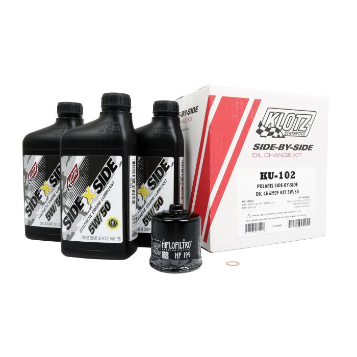 KLOTZ Oil Change Kit for Polaris RZR - Part Number KU-102