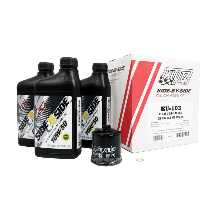 KLOTZ Oil Change Kit for Polaris RZR - Part Number KU-103