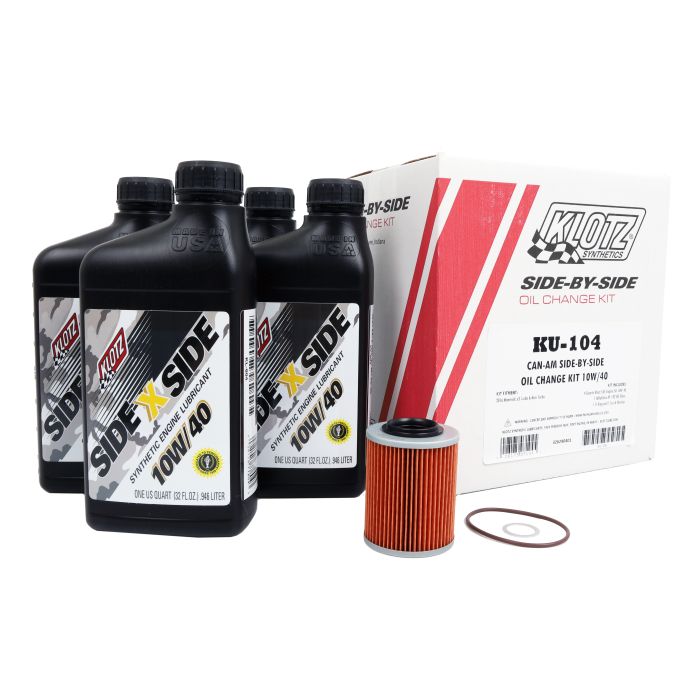 KLOTZ Oil Change Kit for Can-Am Maverick X3 – Part Number KU-104