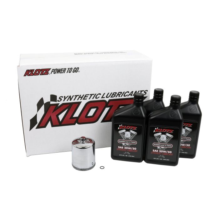 KLOTZ Oil Change Kit for Harley Evolution Big Twin - Part Number KH-103