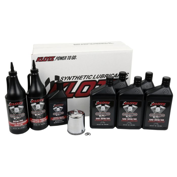KLOTZ Oil Change Kit for Harley Evolution Big Twin - Part Number KH-106