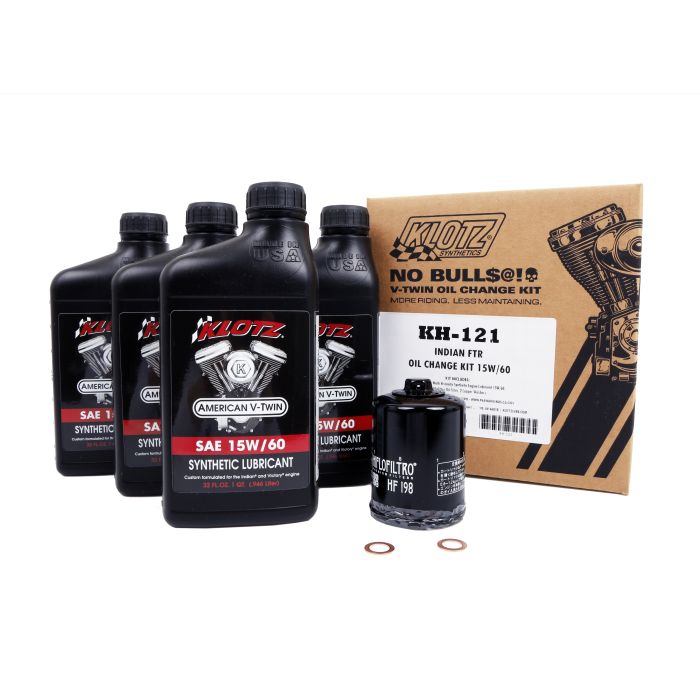 Klotz Oil Change Kit for Indian FTR - Part Number KH-121