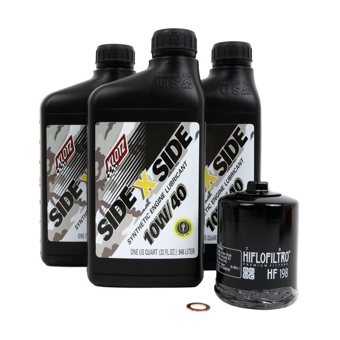 KLOTZ Polaris Oil Change Kit 10W40 - Part Number KU-110