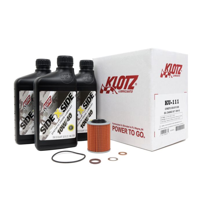 KLOTZ Oil Change Kit for CFMOTO 10W40 - Part Number KU-111